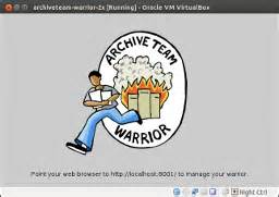 archiveteam tracker|ArchiveTeam Warrior.